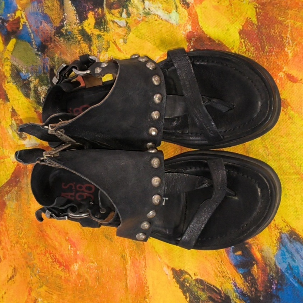 A.S.98 Pacey Sandals Made in Bosnia Herzegovina US Women's Size 7.5-8